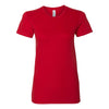 American Apparel Women's Red Fine Jersey Short Sleeve T-Shirt