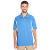 Holloway Men's University Blue/White Avenger Short-Sleeve Polo