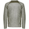 Holloway Men's Olive Heather Electrify Coolcore Long Sleeve Tee