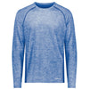 Holloway Men's Royal Heather Electrify Coolcore Long Sleeve Tee