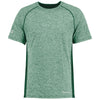 Holloway Men's Dark Green Heather Electrify Coolcore Tee