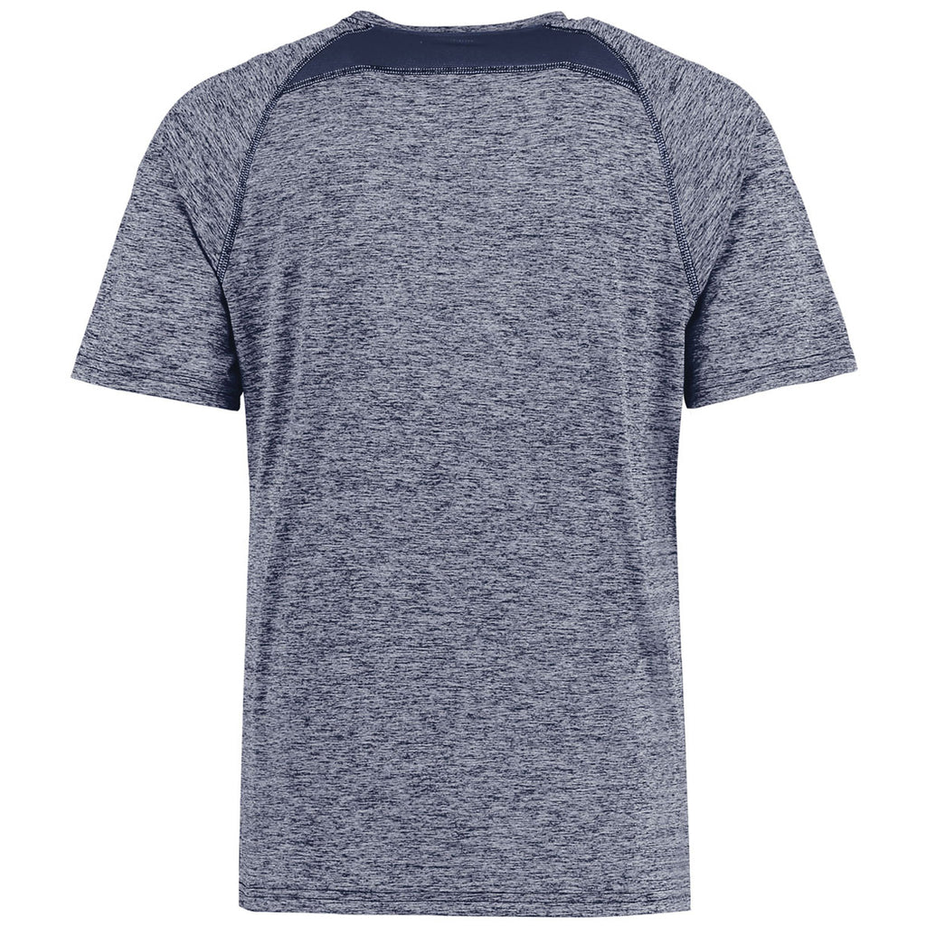 Holloway Men's Navy Heather Electrify Coolcore Tee