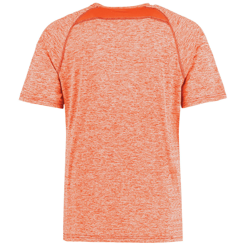 Holloway Men's Orange Heather Electrify Coolcore Tee