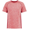 Holloway Men's Scarlet Heather Electrify Coolcore Tee