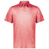 Holloway Men's Scarlet Heather Electrify Coolcore Polo