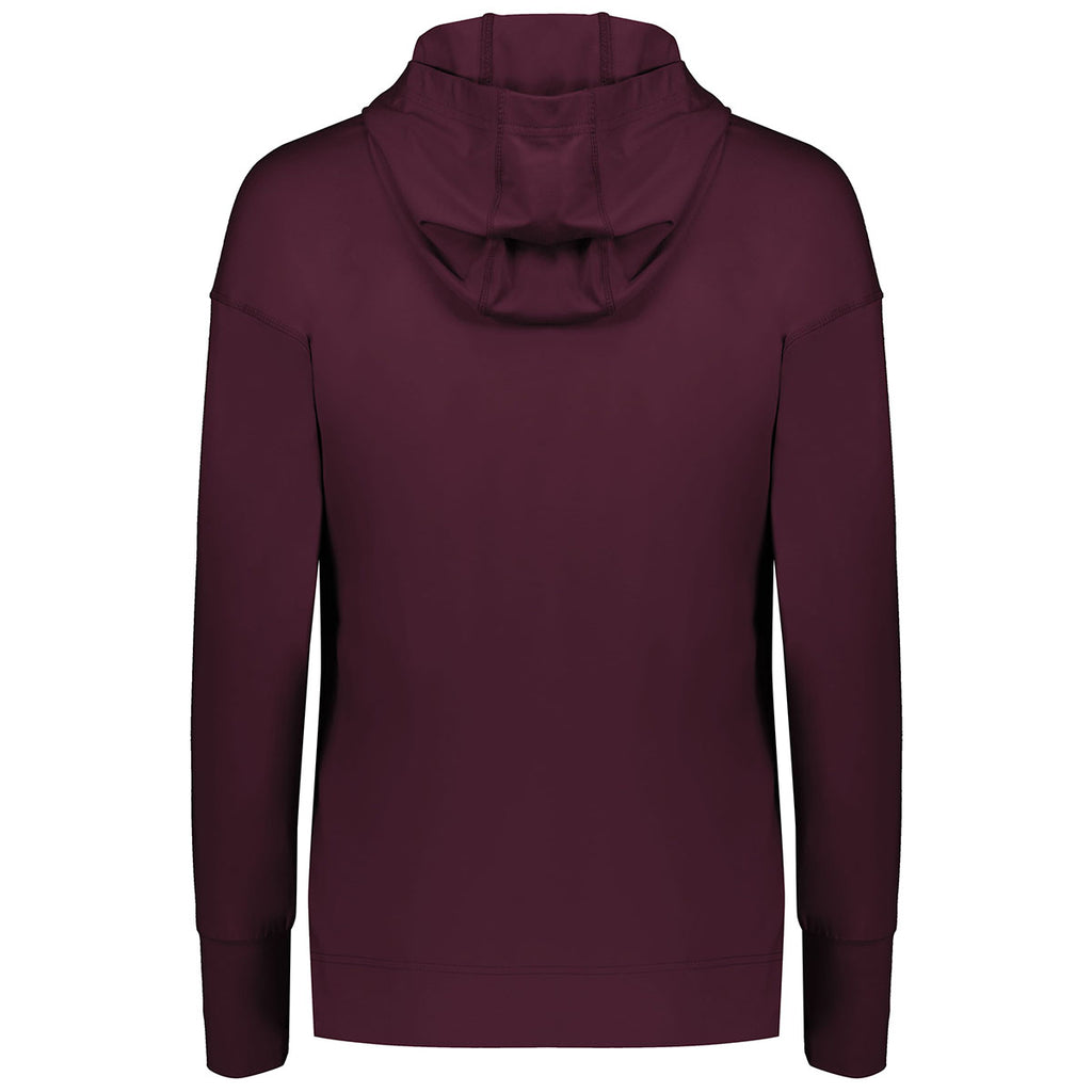 Holloway Women's Maroon Ventura Soft Knit Hoodie