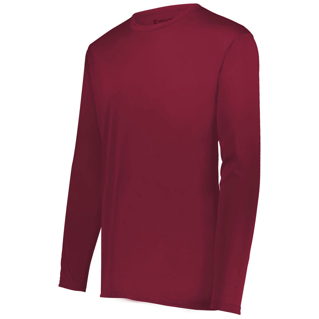 Holloway Men's Cardinal Momentum Long Sleeve Tee