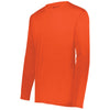 Holloway Men's Orange Momentum Long Sleeve Tee