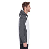 Holloway Men's Carbon Print/White Raider Soft Shell Jacket