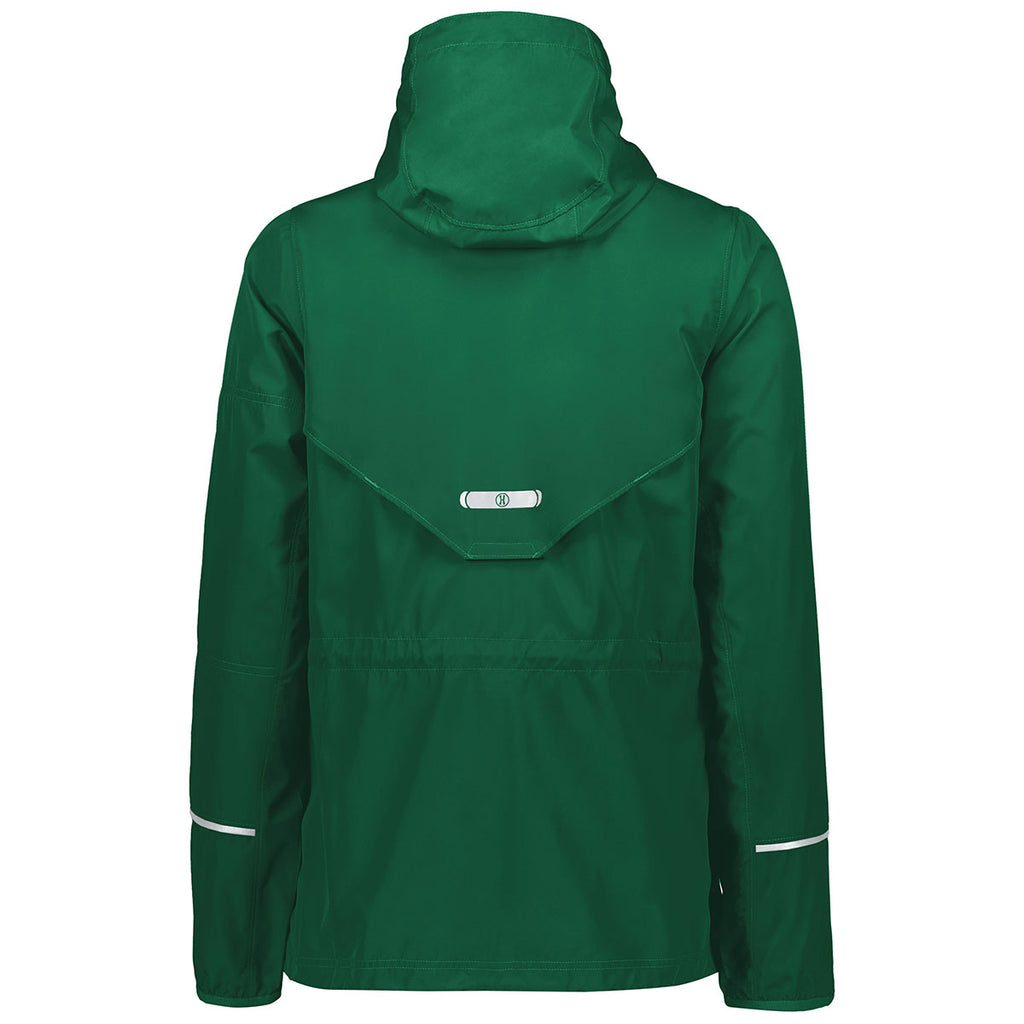 Holloway Women's Dark Green Packable Full Zip Jacket