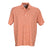 Vantage Men's Orange/White Pro Tonal Micro-Stripe Polo