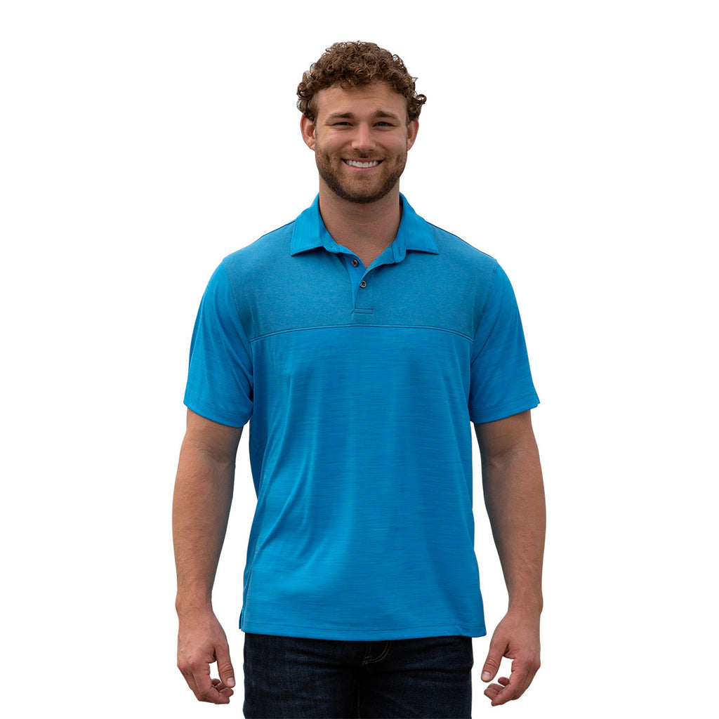 Vansport Men's Pacific Blue Pro Horizon Polo