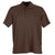 Vansport Men's Brown Omega Solid Mesh Tech Polo