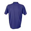 Vansport Men's Purple Omega Solid Mesh Tech Polo