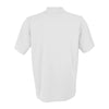 Vansport Men's White Omega Solid Mesh Tech Polo