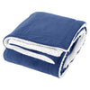 Navy Sherpa Throw