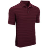 Vansport Men's Deep Maroon Strata Textured Polo