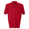 Vansport Men's Sport Red Strata Textured Polo