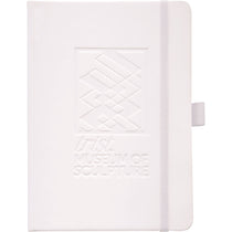 JournalBooks White Vienna Hard Bound Notebook (pen sold separately)