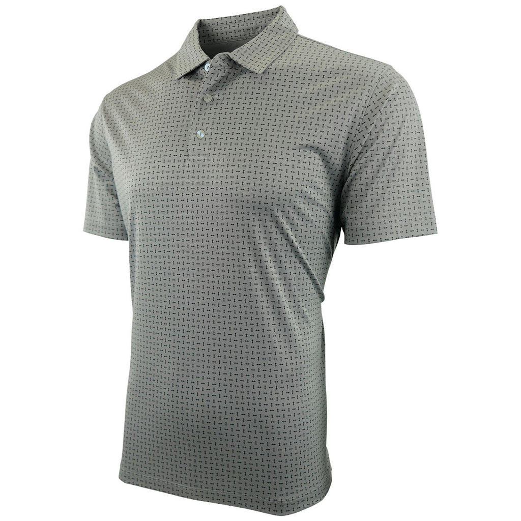 Vansport Men's Black/Grey Arrowhead Polo