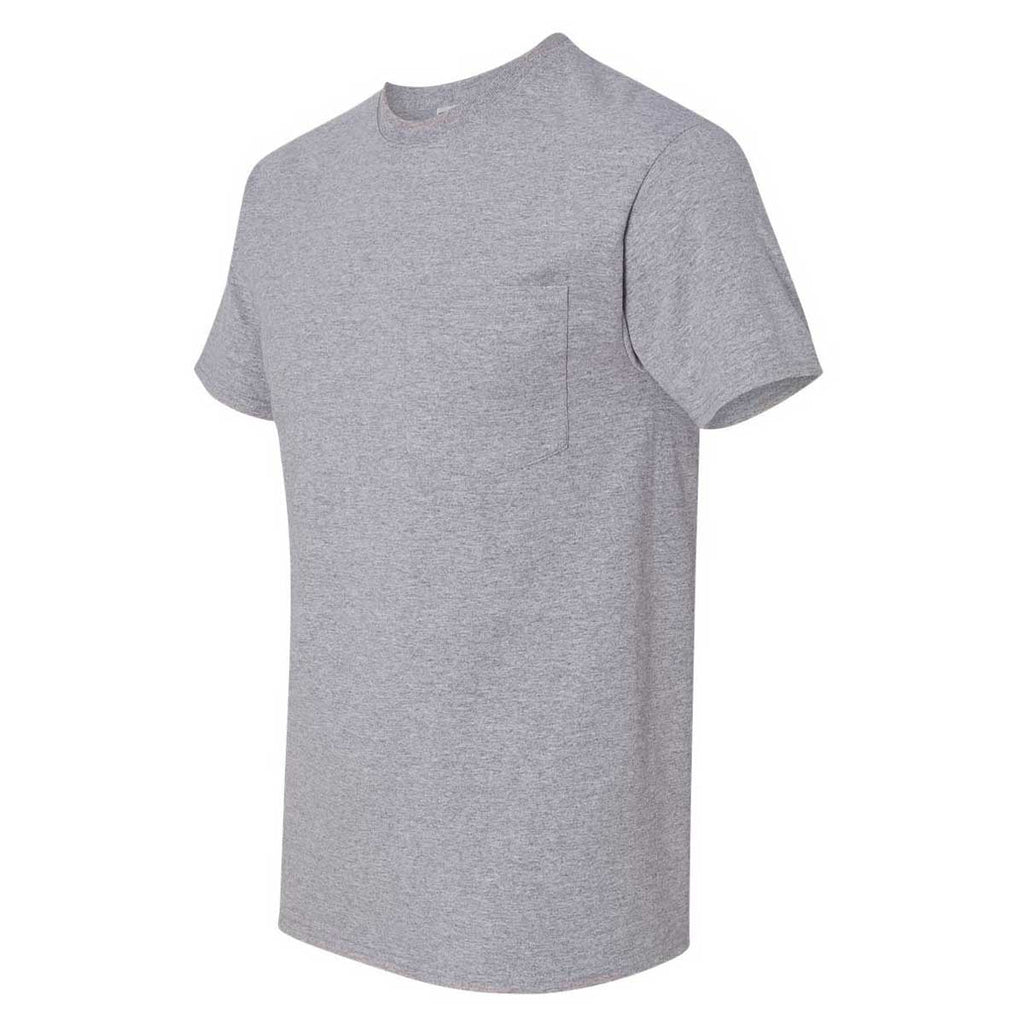 Jerzees Men's Oxford Dri-Power 50/50 T-Shirt with a Pocket