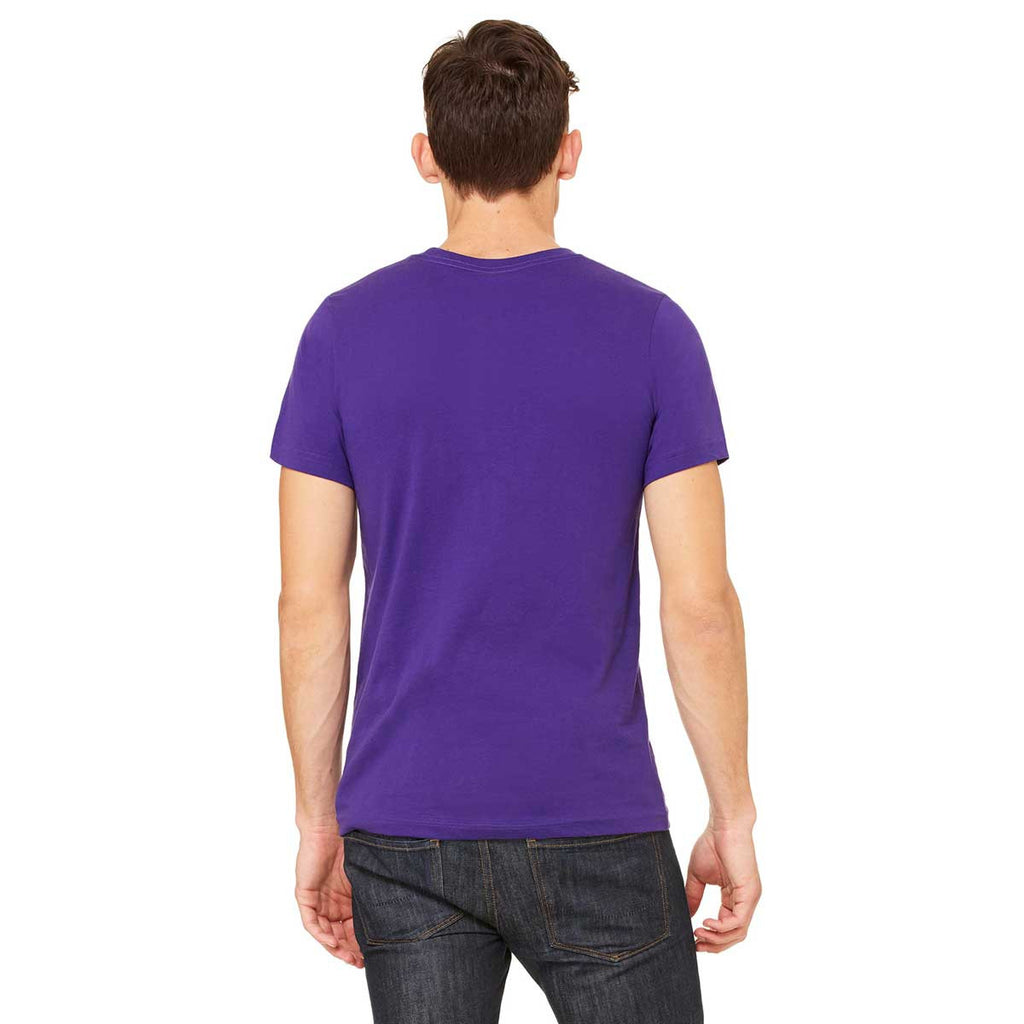 Bella + Canvas Unisex Team Purple Jersey Short-Sleeve T-Shirt