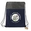 Leed's Navy Ash Recycled Drawstring Bag