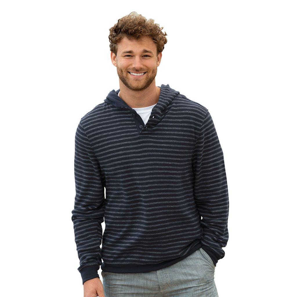 Vantage Men's Navy/White Baja Hoodie