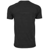 Bella + Canvas Men's Solid Black Blend Heather CVC Raglan Tee