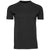 Bella + Canvas Men's Solid Black Blend Heather CVC Raglan Tee