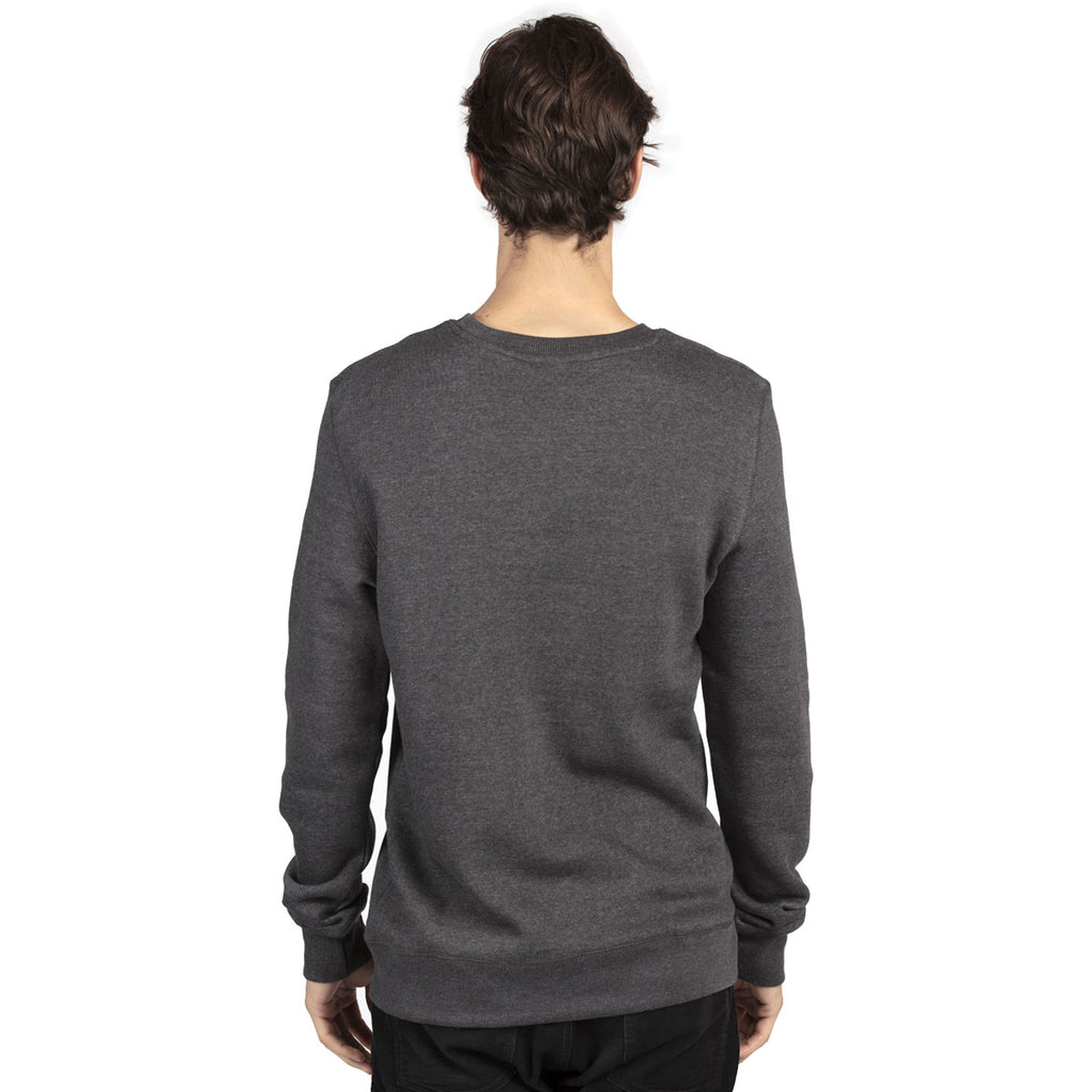 Threadfast Apparel Unisex Charcoal Heather Ultimate Crewneck Sweatshirt