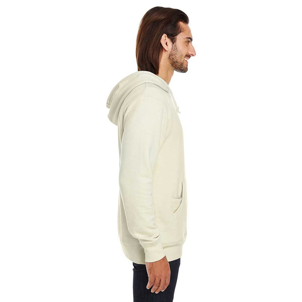 Threadfast Apparel Unisex Cream Triblend French Terry Hoodie