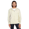 Threadfast Apparel Unisex Cream Triblend French Terry Full-Zip