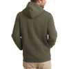 Marine Layer Men's Olive Heather Corbet Quilted Full Zip Hoodie