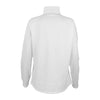 Vantage Women's White Brushed Back Micro-Fleece Full-Zip Jacket