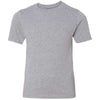 Next Level Boy's Heather Grey Premium Short-Sleeve Crew Tee