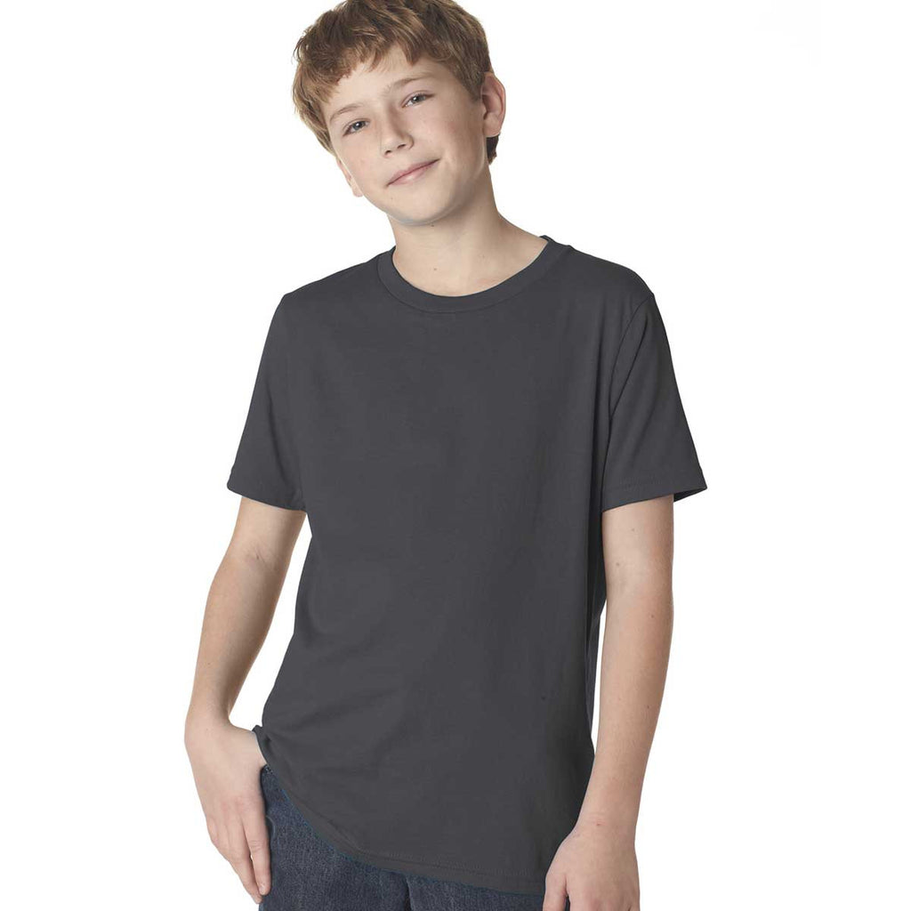 Next Level Boy's Heavy Metal Premium Short-Sleeve Crew Tee