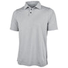 Charles River Men's Light Grey Heathered Eco-Logic Stretch Polo