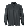 Vantage Men's Black Pro Herringbone 1/4-Zip Pullover