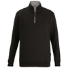 Edwards Unisex Black/Titanium Performance Pullover Quarter Zip