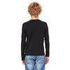 Bella + Canvas Youth Black Jersey Long-Sleeve T-Shirt