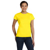 LAT Women's Yellow Fine Jersey T-Shirt