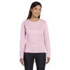 LAT Women's Pink Long Sleeve Premium Jersey T-Shirt