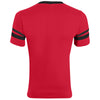 Augusta Sportswear Men's Red/Black Sleeve Stripe Jersey