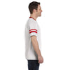 Augusta Sportswear Men's White/Red Sleeve Stripe Jersey