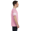 Augusta Sportswear Men's Pink/White Sleeve Stripe Jersey