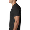 Next Level Men's Black Cotton T-Shirt