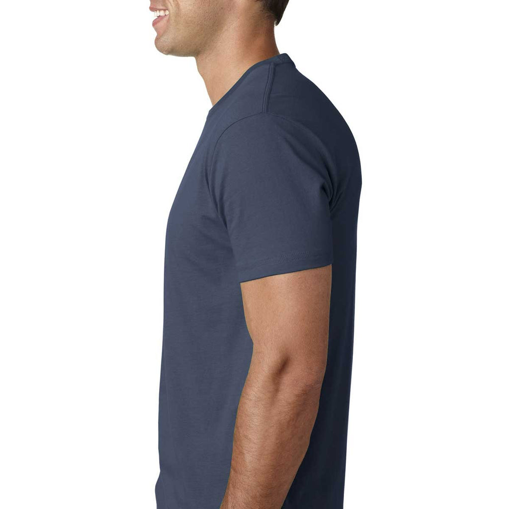 Next Level Men's Indigo Premium Fitted Short-Sleeve Crew