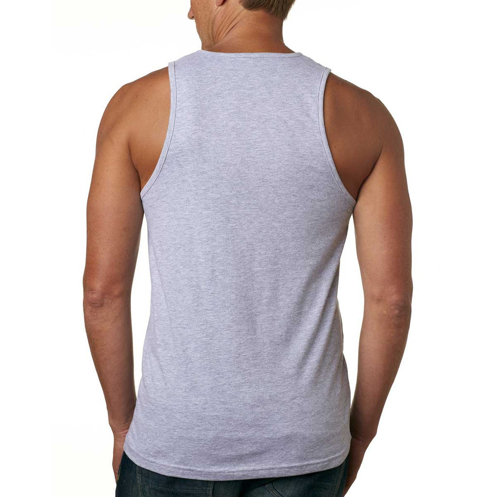 Next Level Men's Heather Grey Premium Jersey Tank