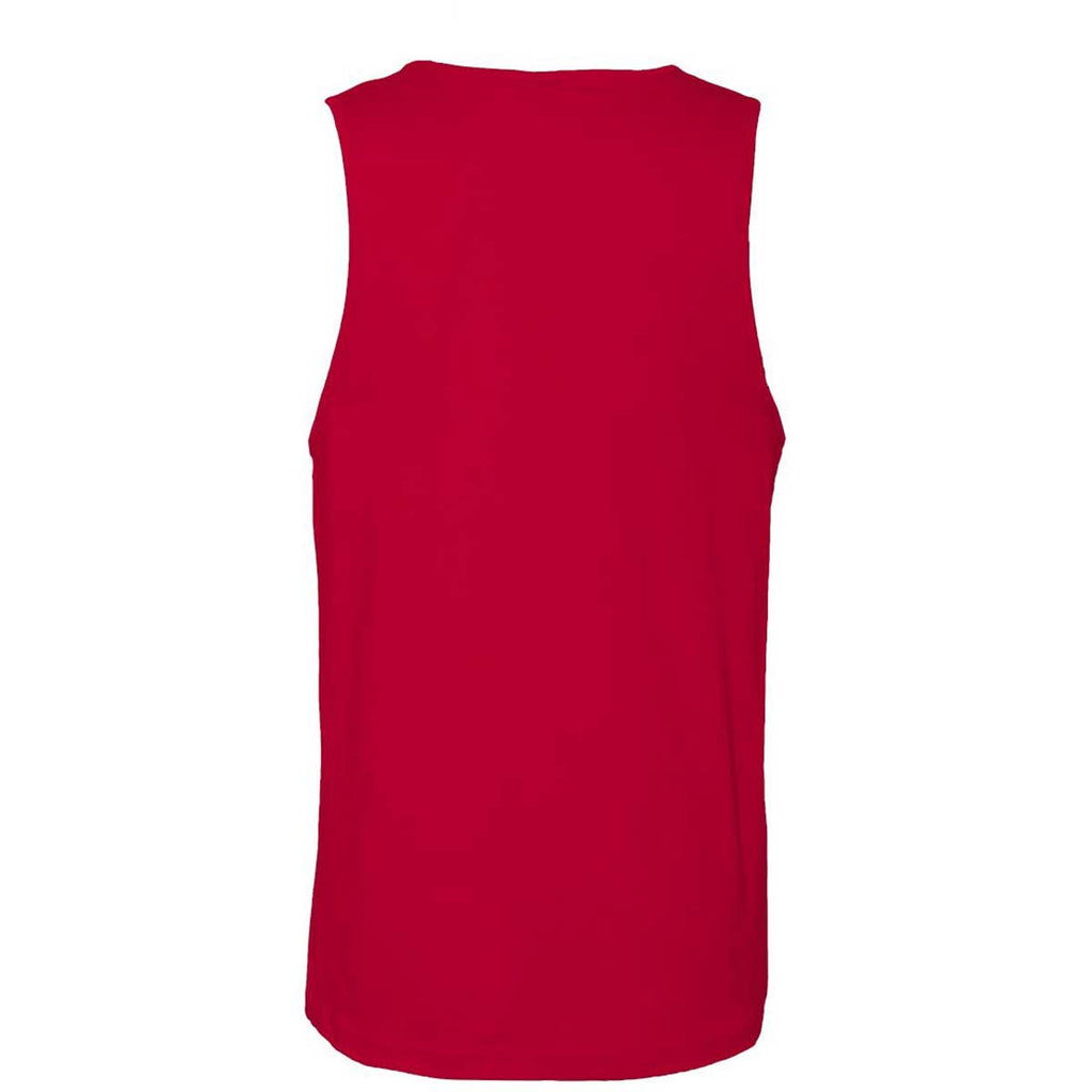 Next Level Men's Red Premium Jersey Tank